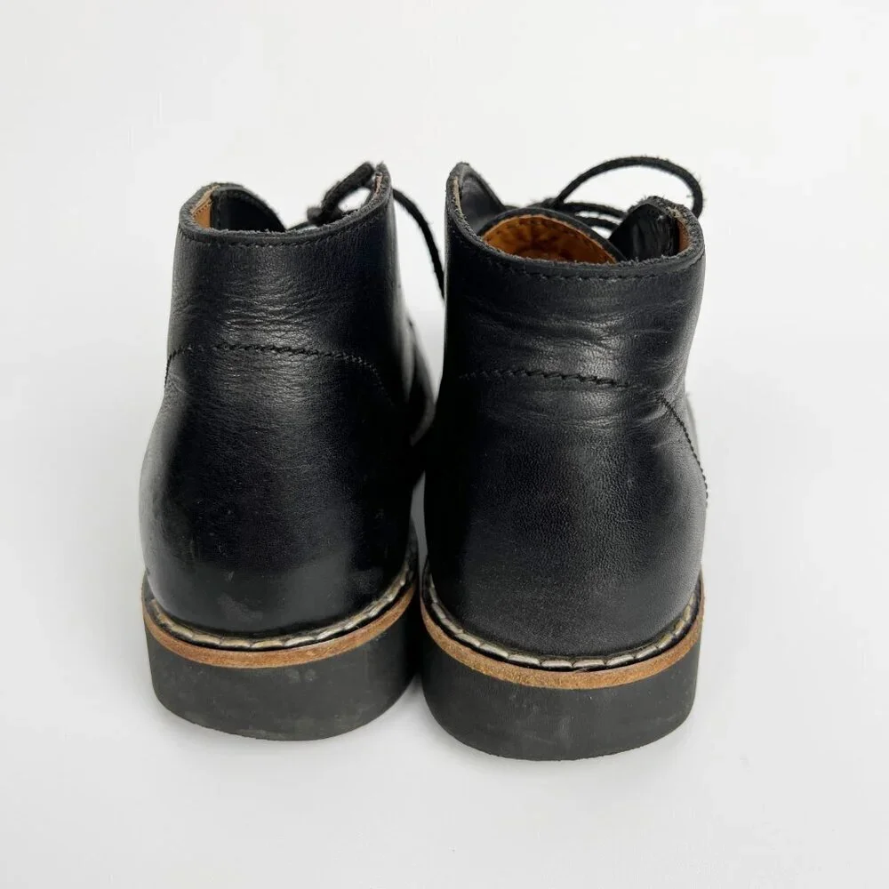 Vintage Roots Leather Short Lace Up Chukka Desert Boots Made In Canada Canadian - Picture 5 of 7
